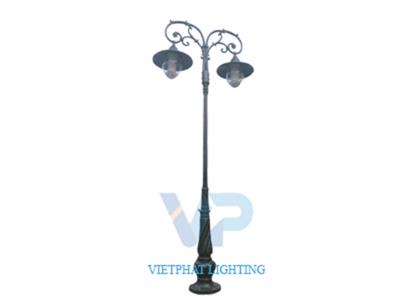 Cột đèn DC07 lắp 2 đèn Jebi
